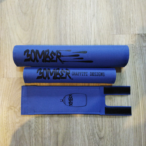 Blue set bomber - blue, black